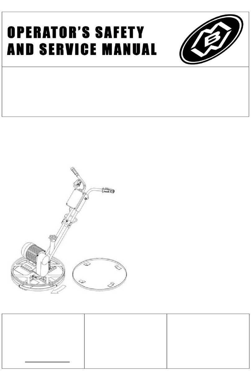 MBW F24 Operator's safety and service manual MBW F24 Operator's safety and service manual