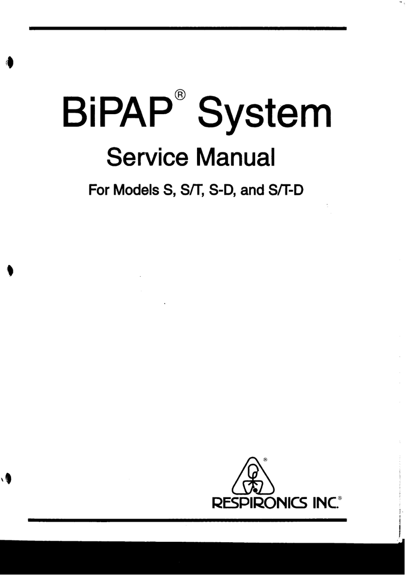 Respironics BiPAP S User manual