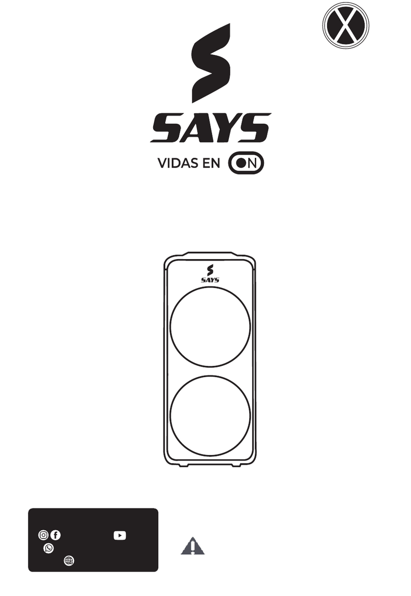 SAYS TSI-150WCMB user manual