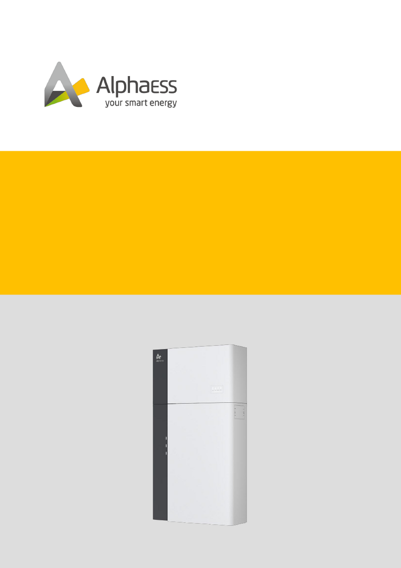 Alpha ESS SMILE-G3-S3.6 Operating instructions
