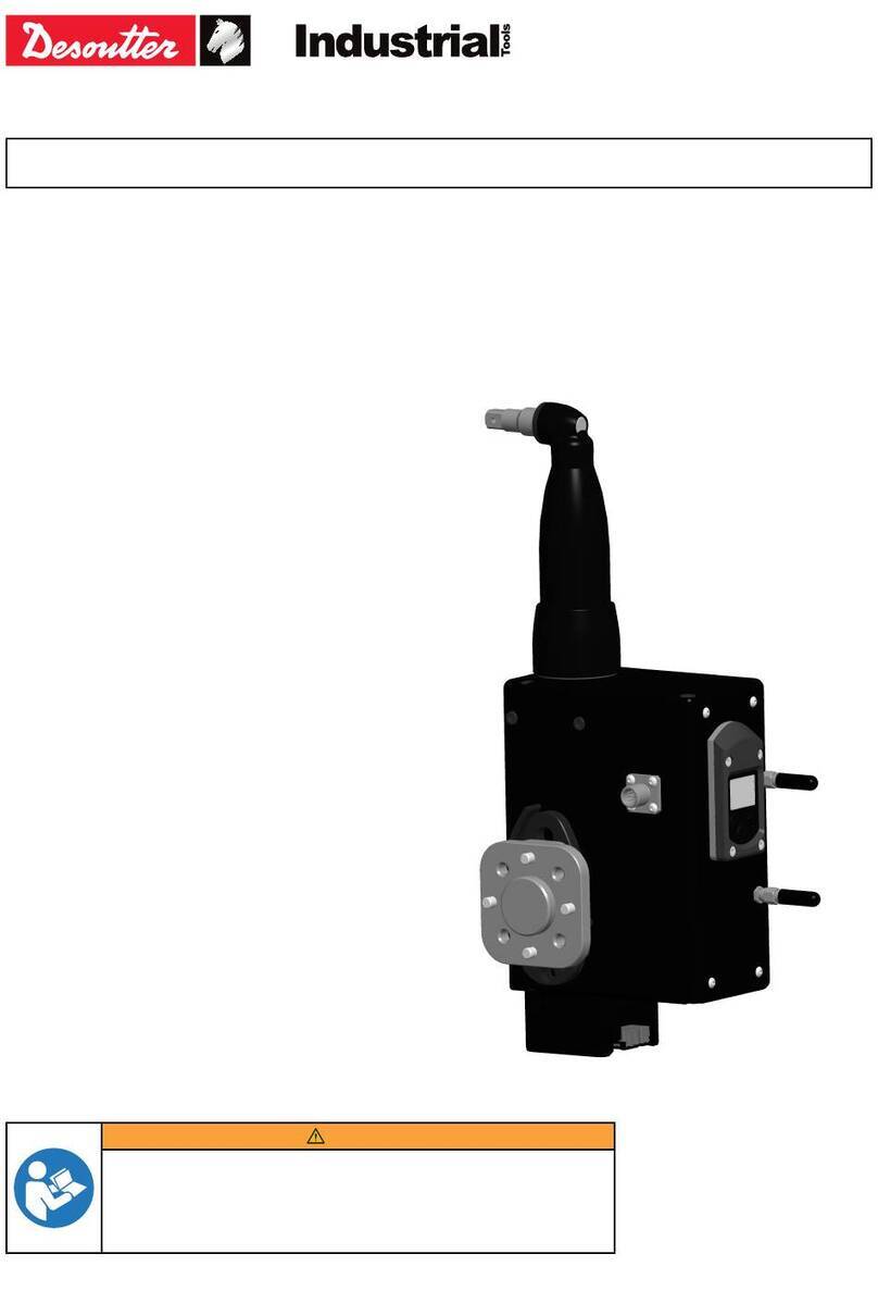Desoutter EFBCA15-900-10S-ES Instruction sheet