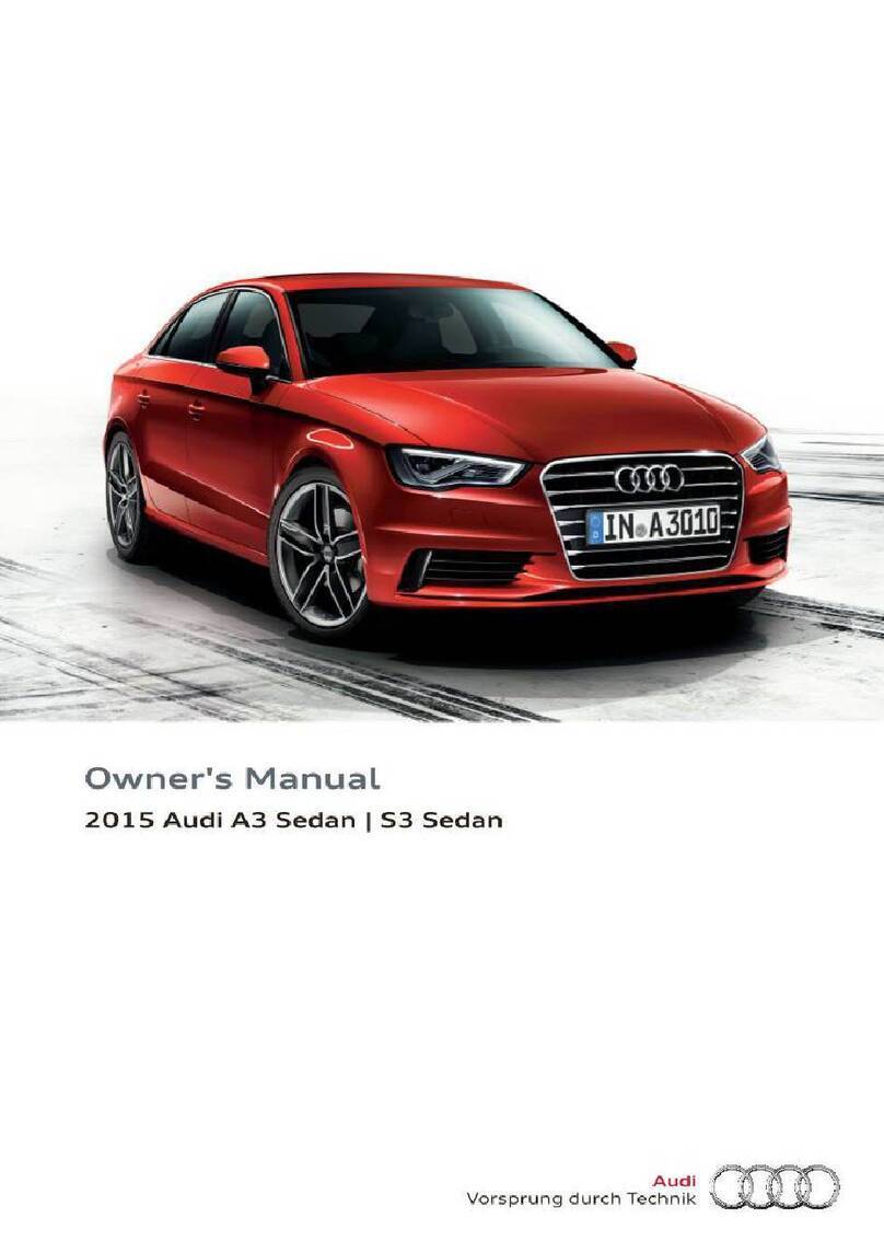 Audi A3 Sedan 2015 owner's manual