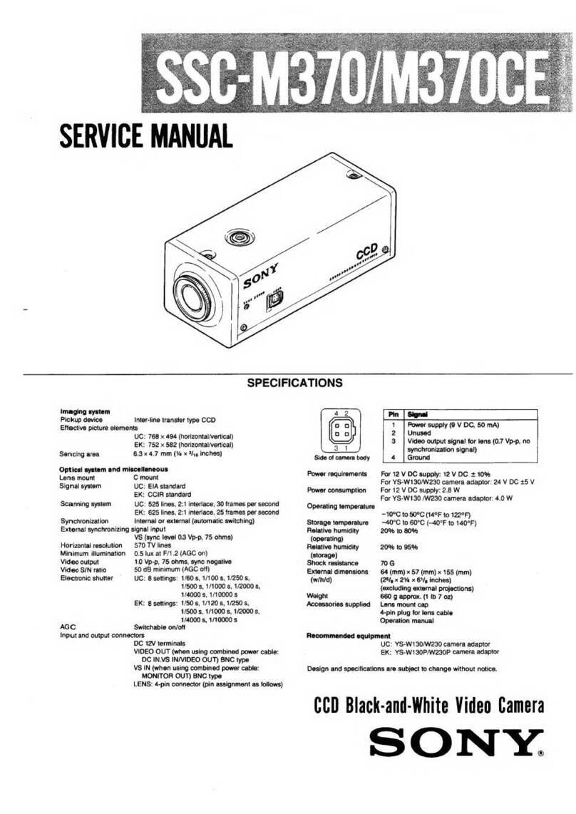 Sony SSC-M370 User manual