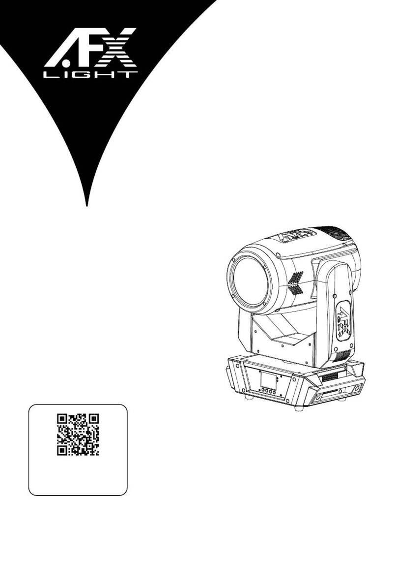 afx light HYBRID-360LED-FC user manual
