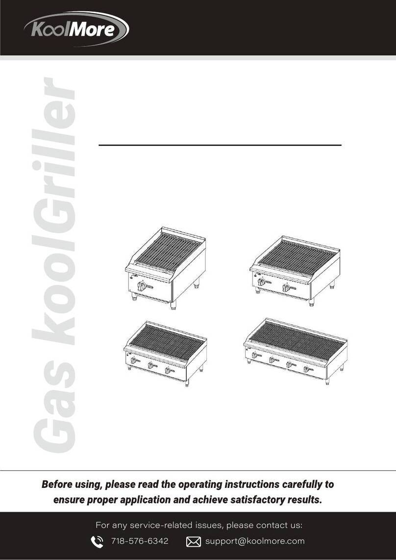 KoolMore KoolGriller KM-GCB1-18M installation manual