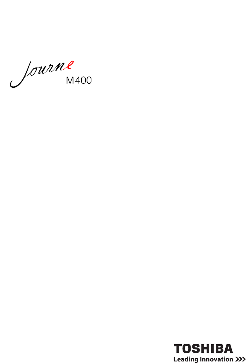 Toshiba Journe M400 User manual