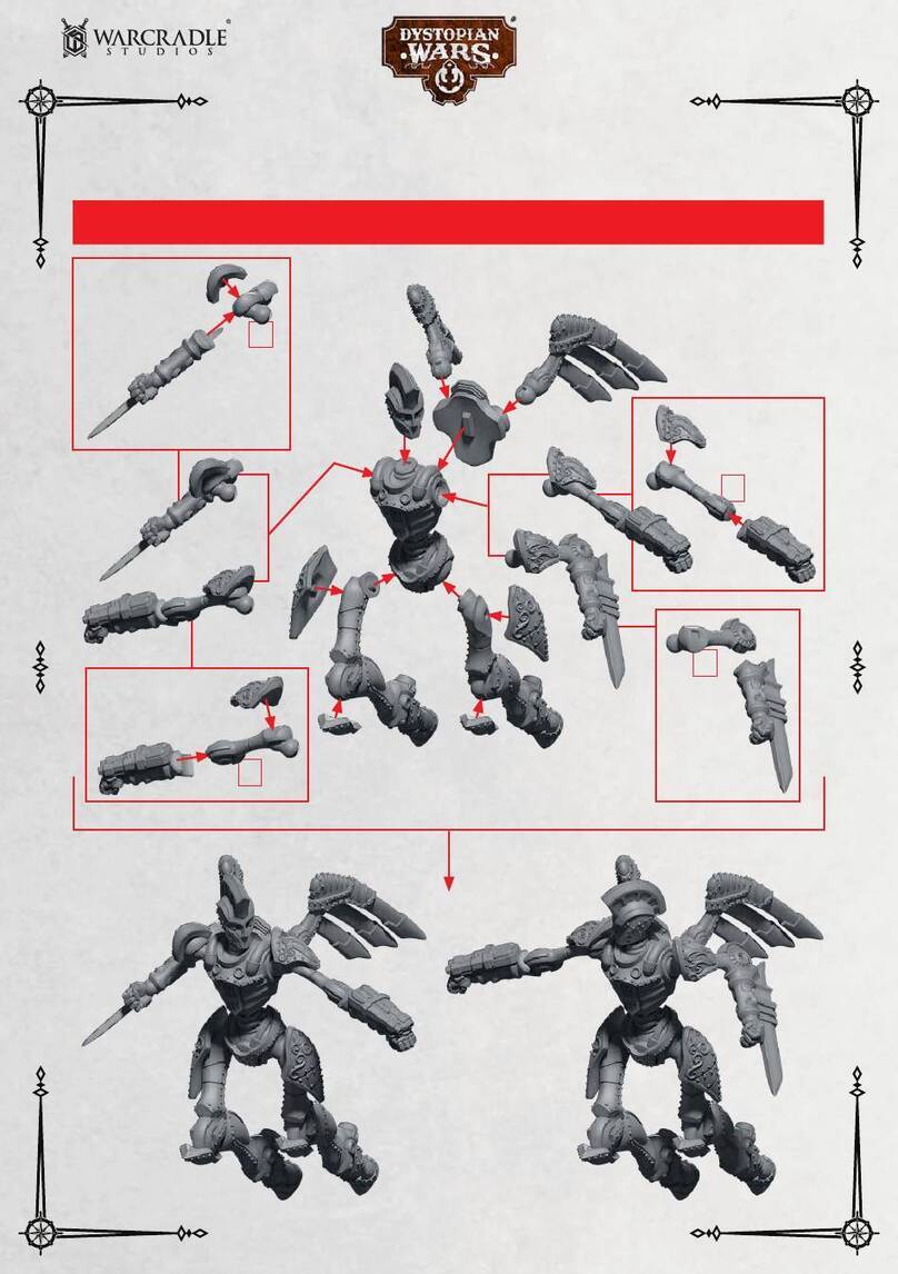 WARCRADLE STUDIOS DYSTOPIAN WARS CHASKA VITRUVIAN COLOSSUS Assembly instructions WARCRADLE STUDIOS DYSTOPIAN WARS CHASKA VITRUVIAN COLOSSUS Assembly instructions