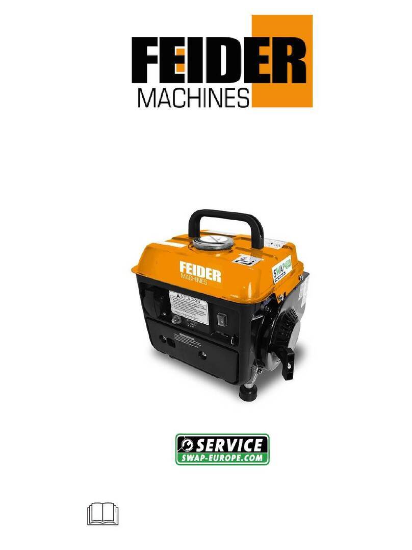 Feider Machines FG800 Original instructions