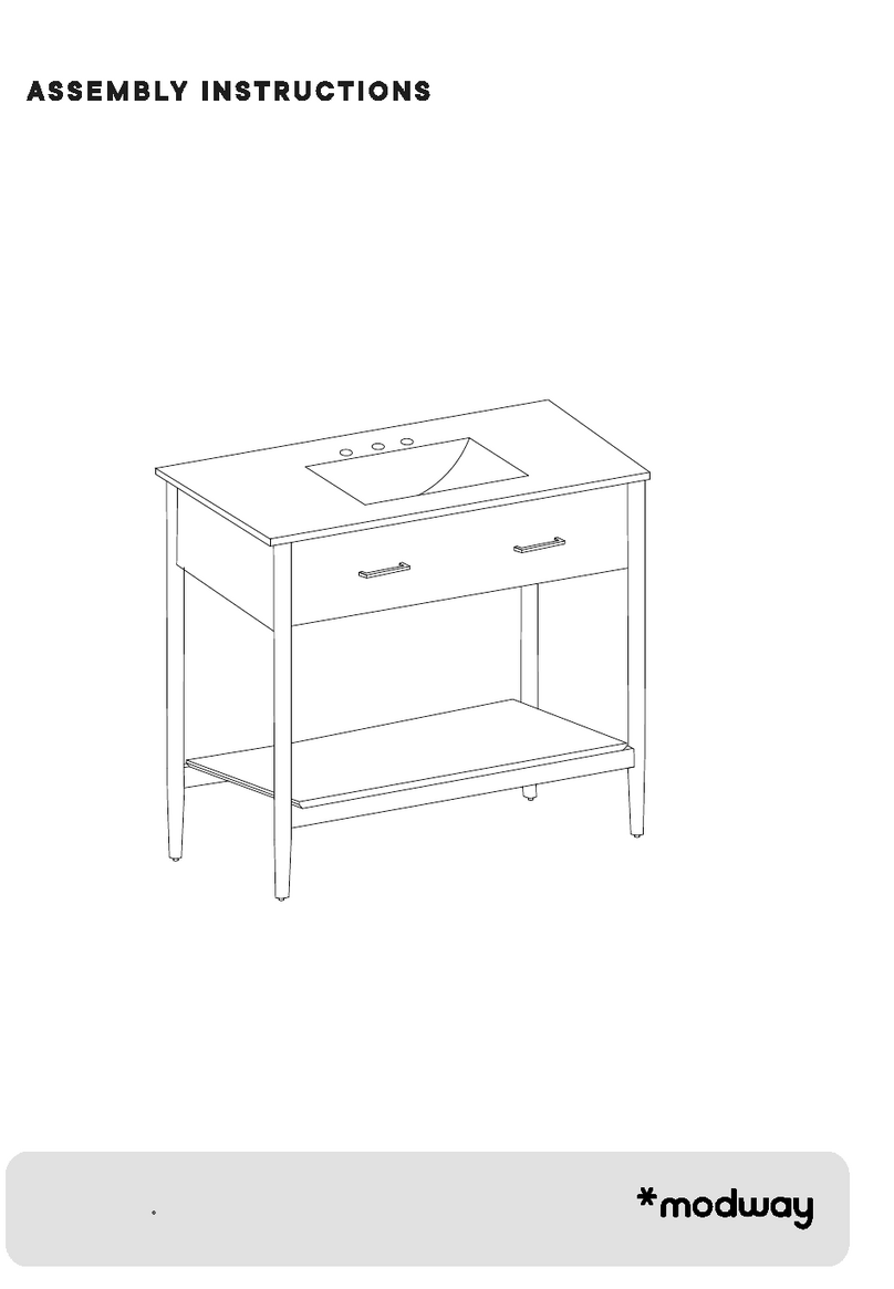 modway EEI-6354 Assembly instruction