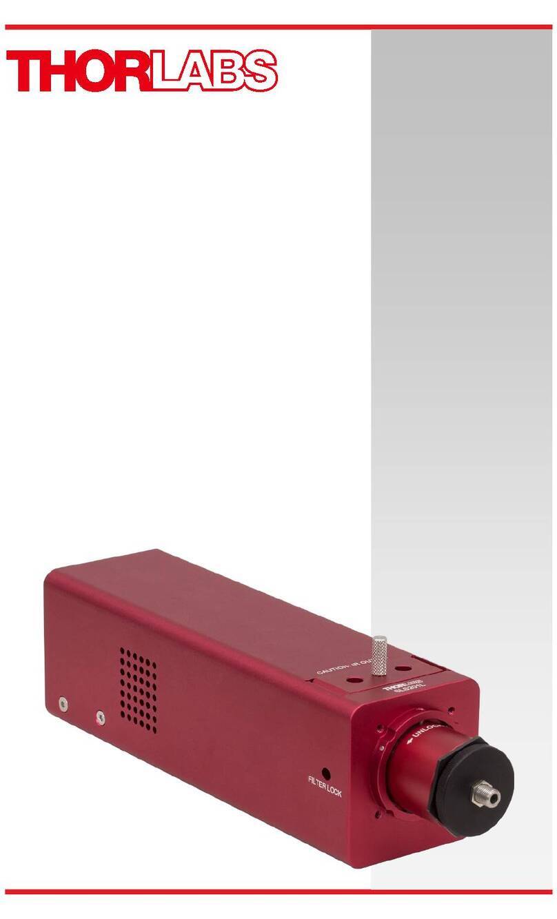 THORLABS SLS201L User manual