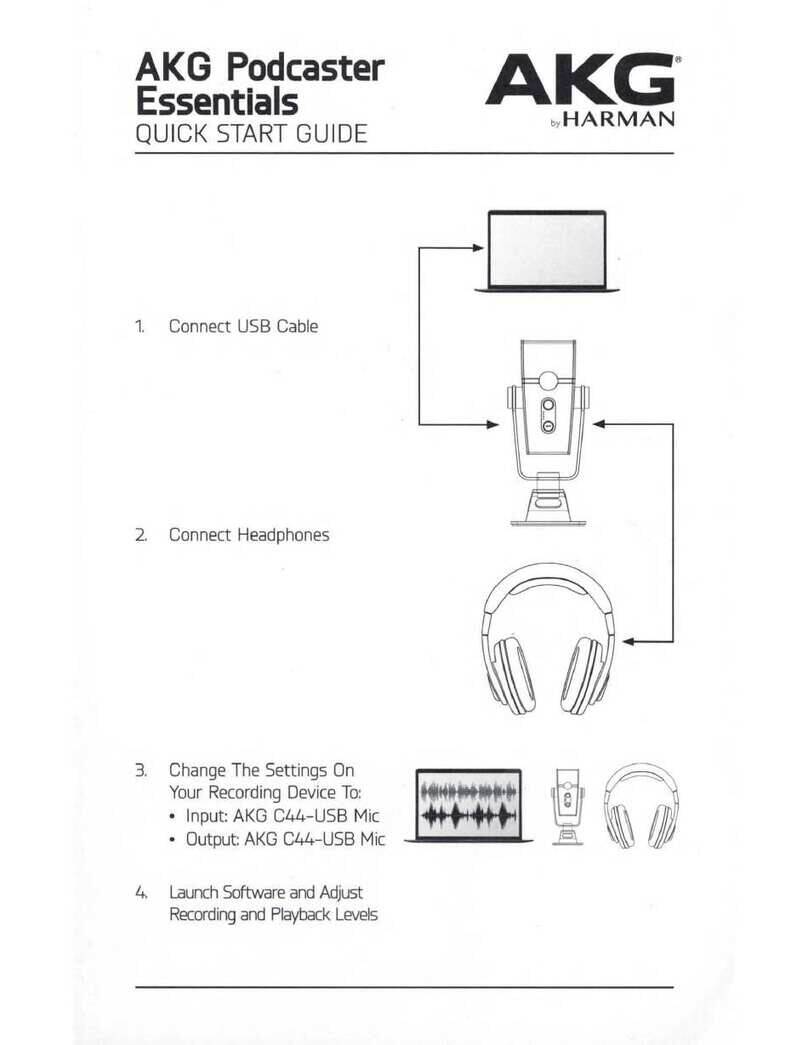 Harman AKG LYRA User manual