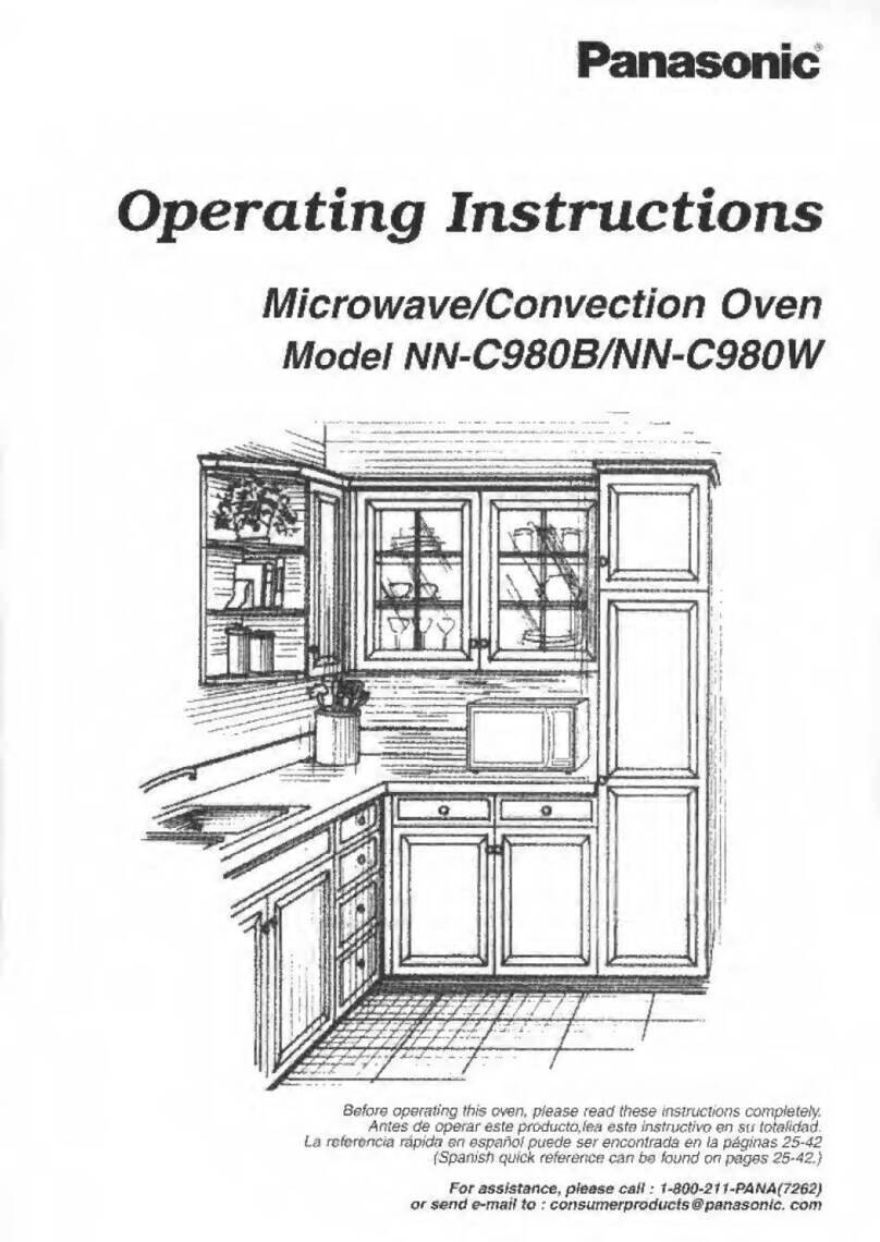 Panasonic NN-C980B, NN-C988B User manual