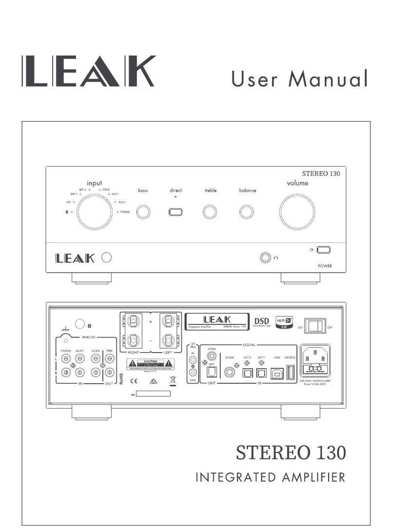 Leak STEREO 130 User manual