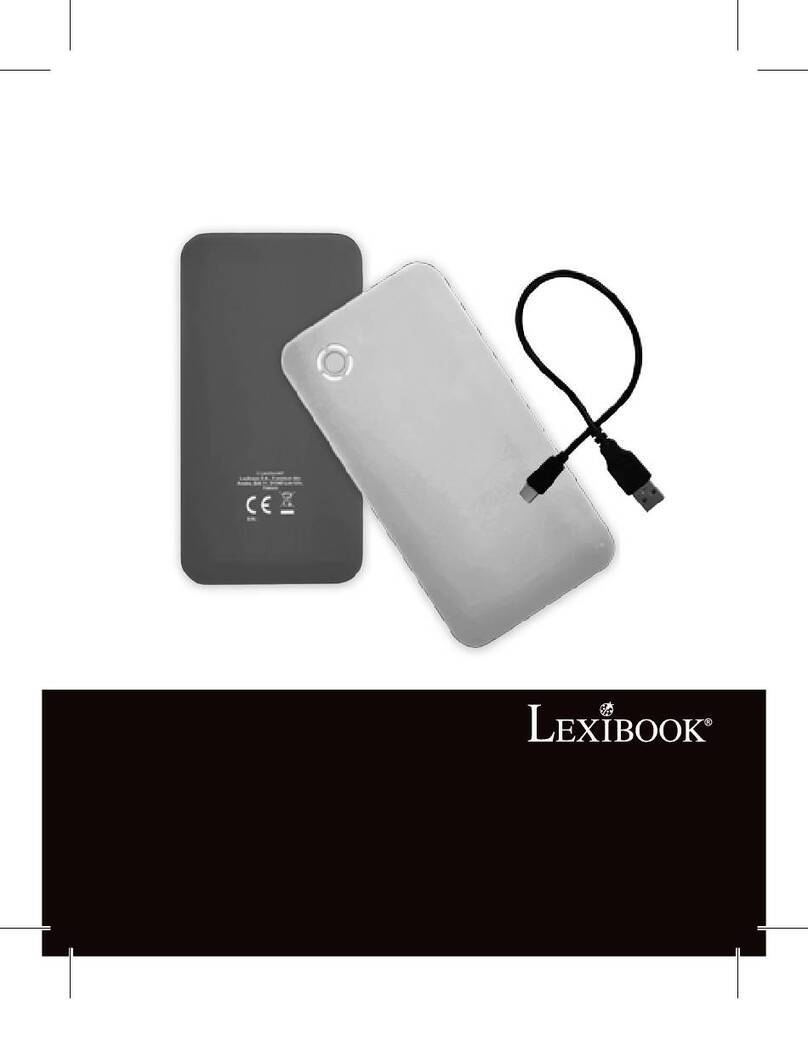LEXIBOOK PB10000 Series instruction manual