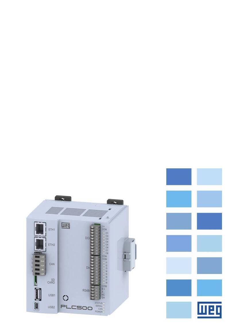 WEG PLC500 Installation and operating instructions WEG PLC500 Installation and operating instructions