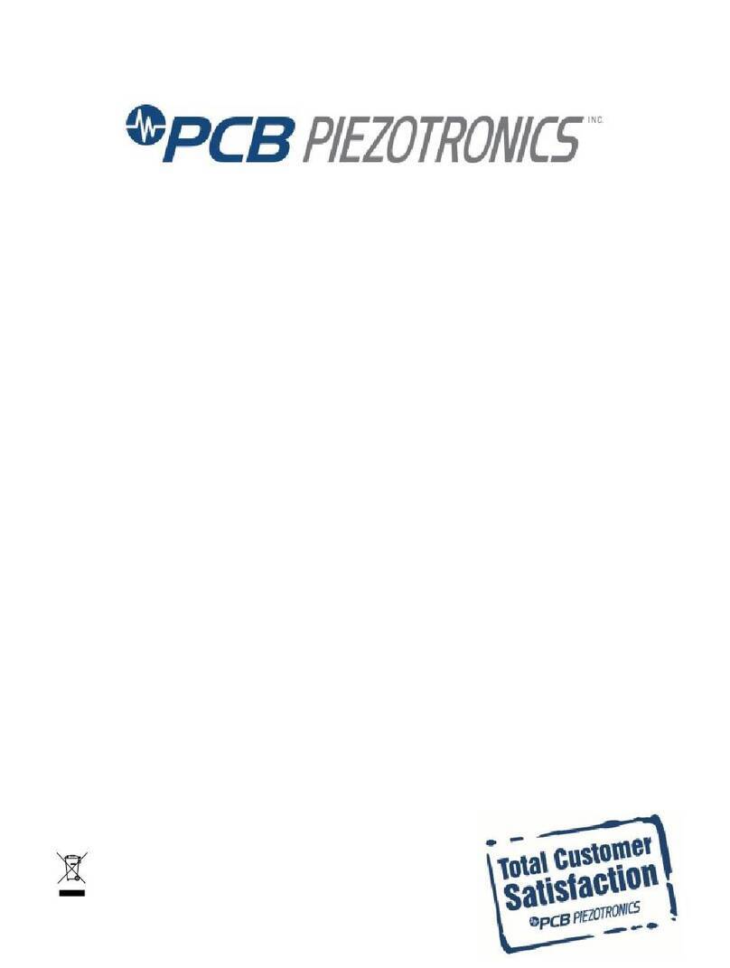 PCB Piezotronics 117B39 Installation and operating manual