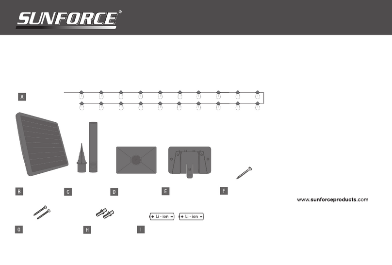 Sunforce 80040 Assembly & installation
