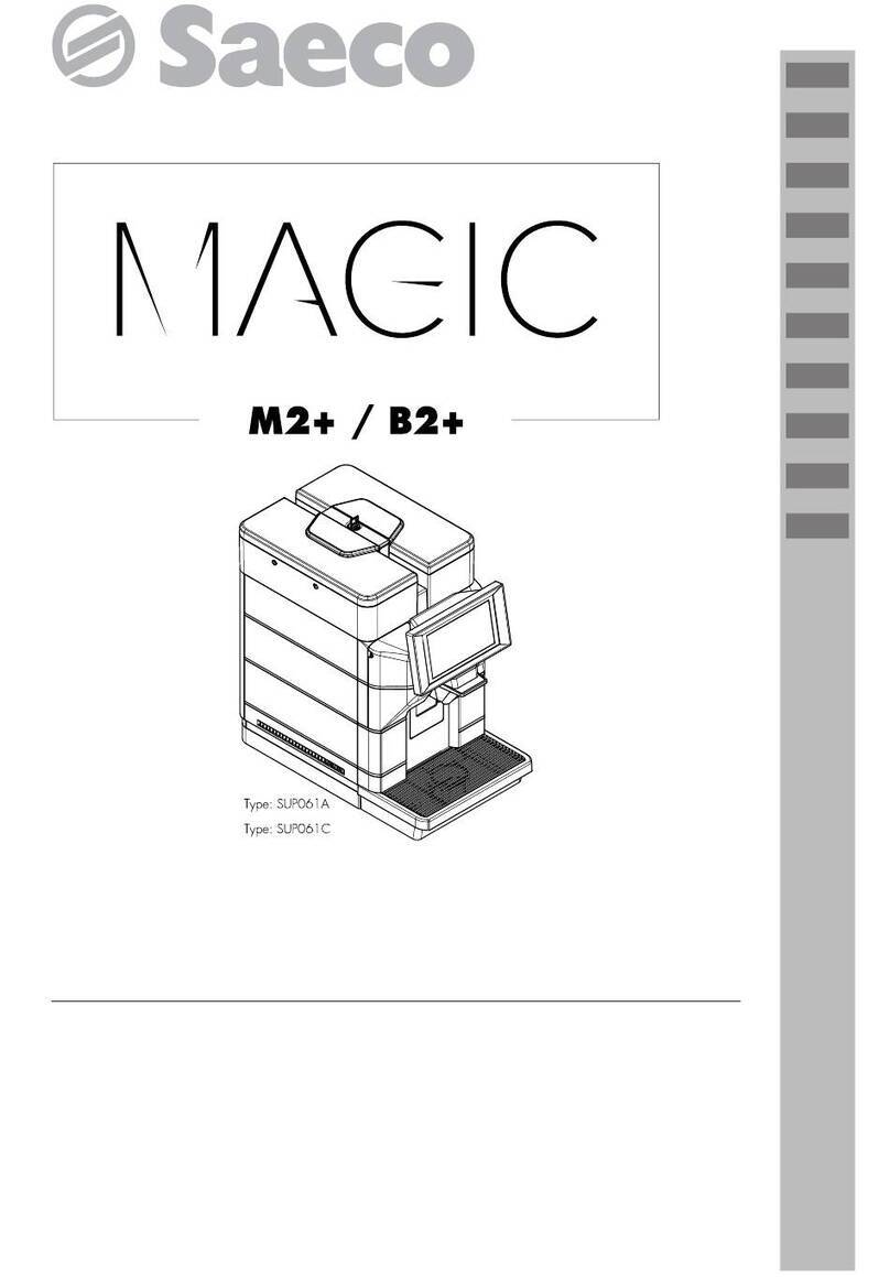 Saeco MAGIC M2+ User manual