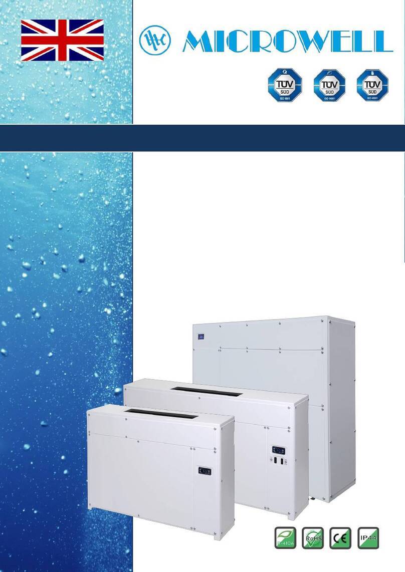 MICROWELL DRY 300 DUCT Operating manual