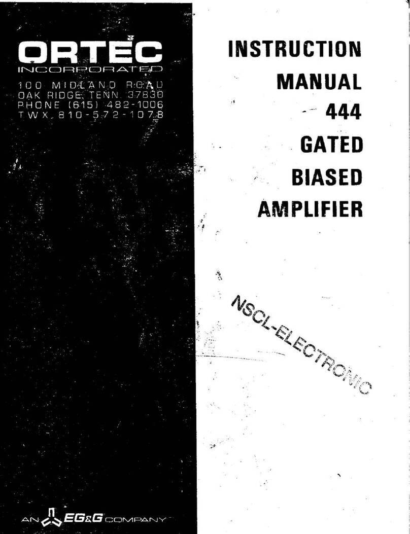 EG&G ORTEC 444 instruction manual