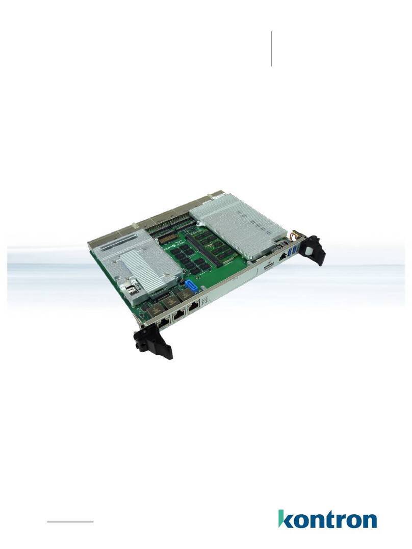 Kontron CP6007-SA User manual Kontron CP6007-SA User manual