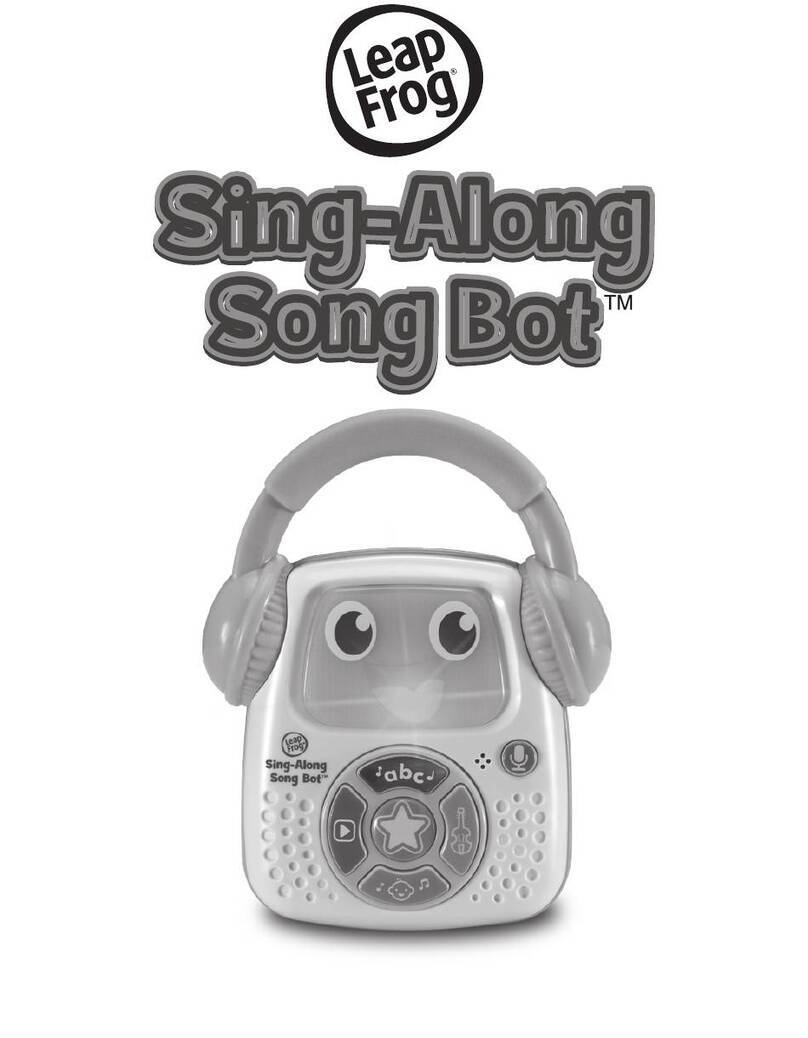 LeapFrog Sing-Along Song Bot User manual LeapFrog Sing-Along Song Bot User manual