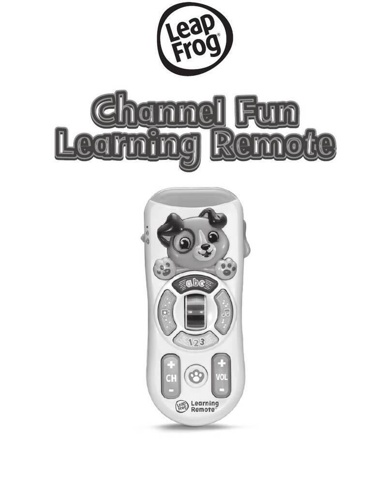 LeapFrog Channel Fun Learning Remote User manual LeapFrog Channel Fun Learning Remote User manual