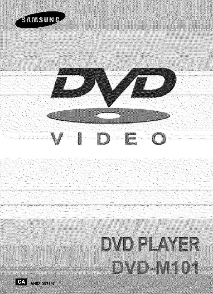 Samsung DVD-M101 instruction manual