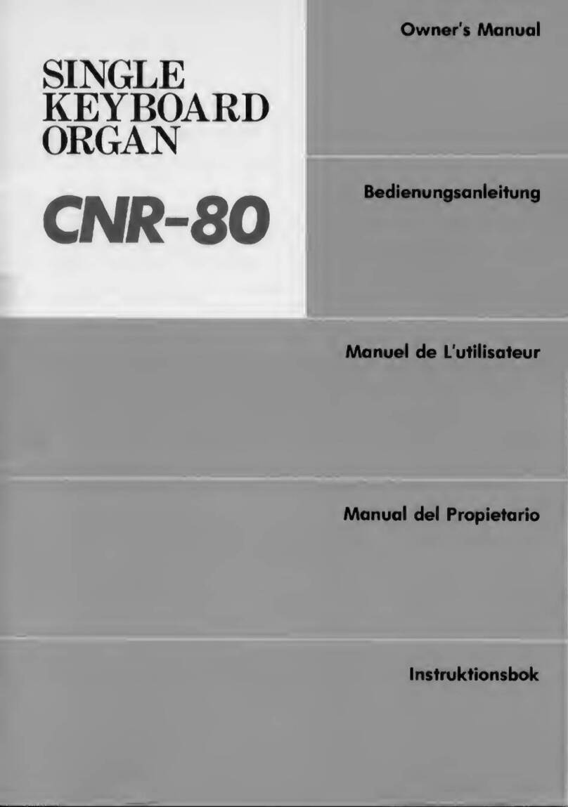 Yamaha CNR-80 User manual