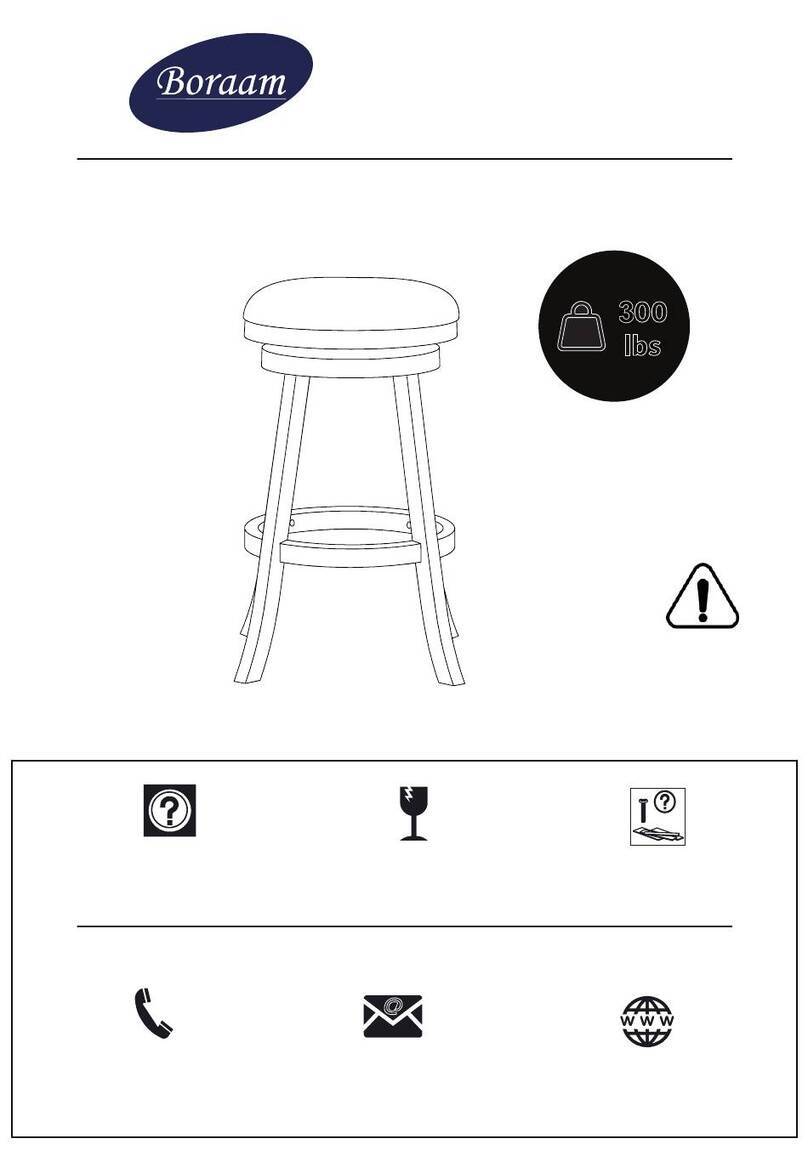 Boraam FENTON 76024 Assembly instructions