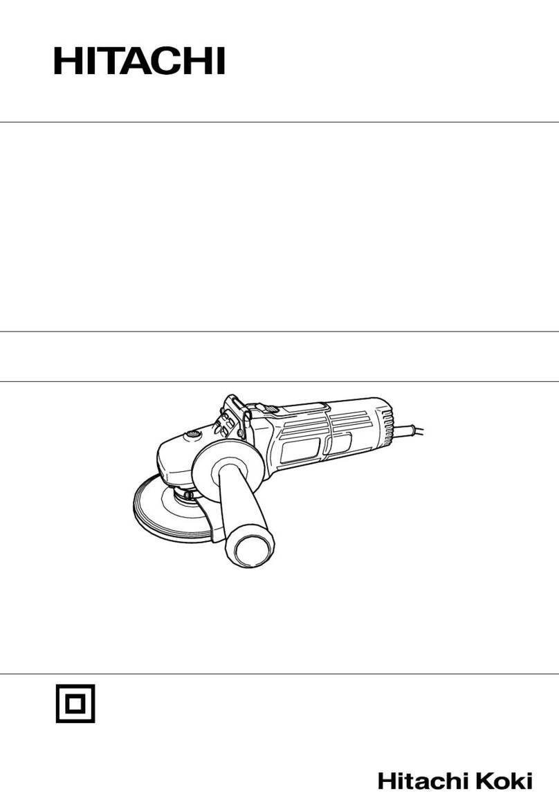 Hitachi G 13SB2 Handling instructions