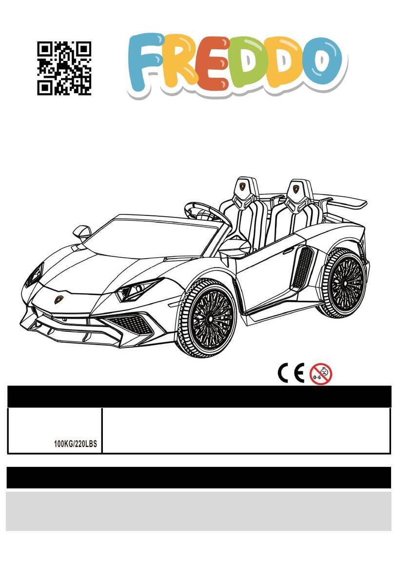 FREDDO LAMBORGHINI AVENTADOR SV A8803 Assembly instructions