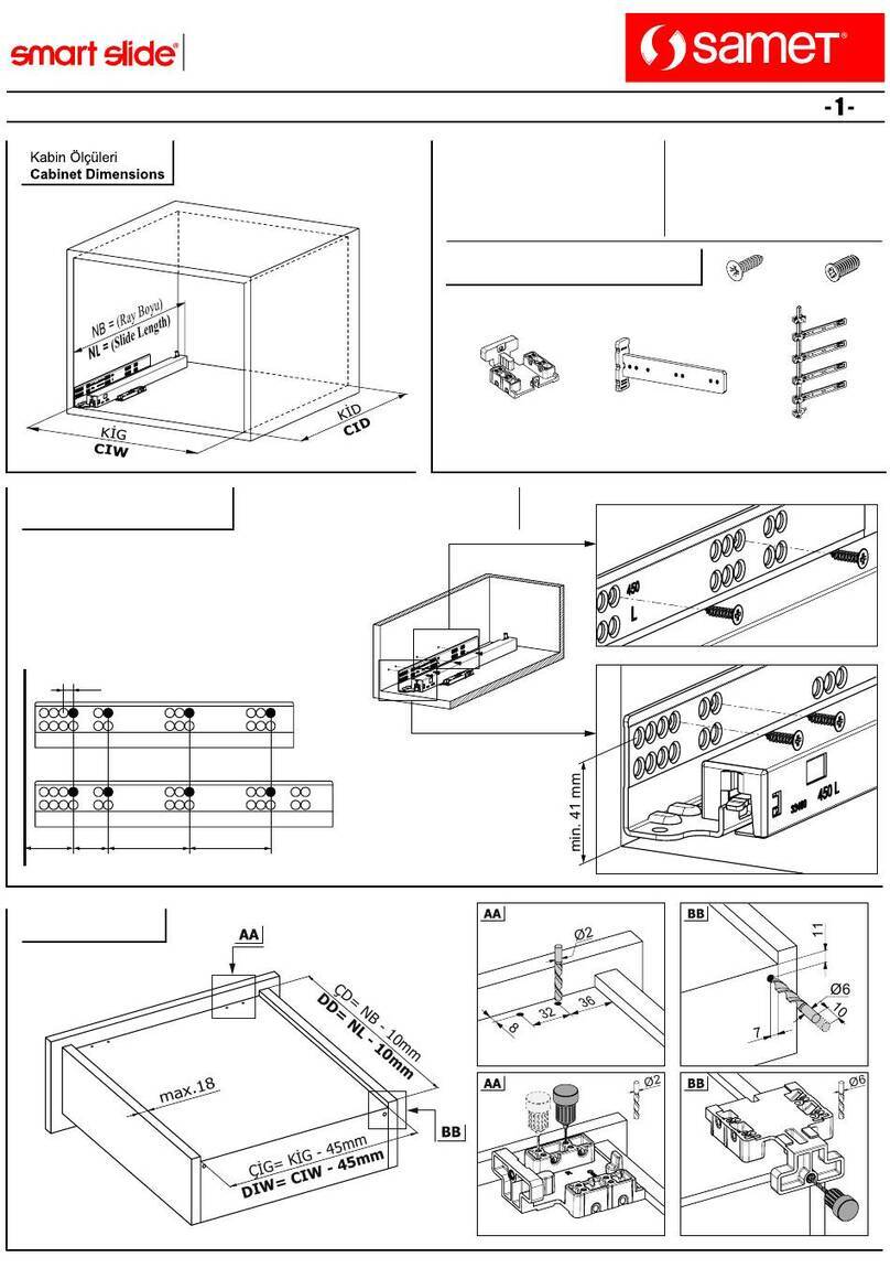 samet smart slide System manual