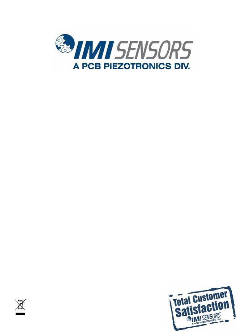 PCB Piezotronics IMI SENSORS M604B31 Installation and operating manual PCB Piezotronics IMI SENSORS M604B31 Installation and operating manual