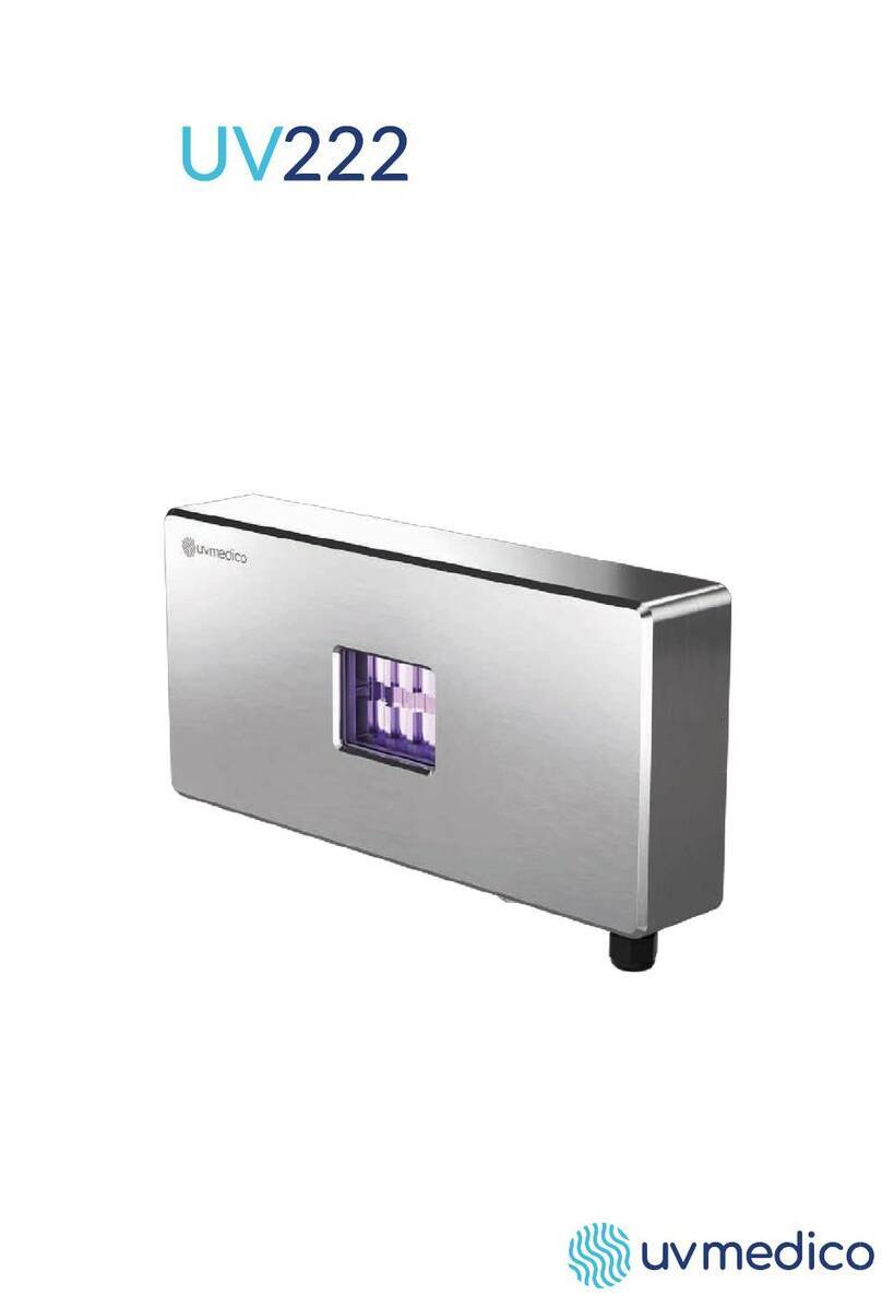 UV MEDICO UV222 User manual