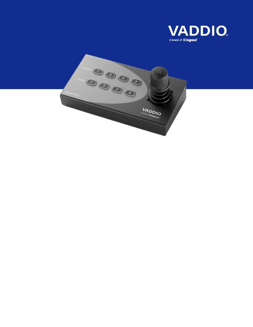 LEGRAND EasyIP VADDIO PCC Complete manual
