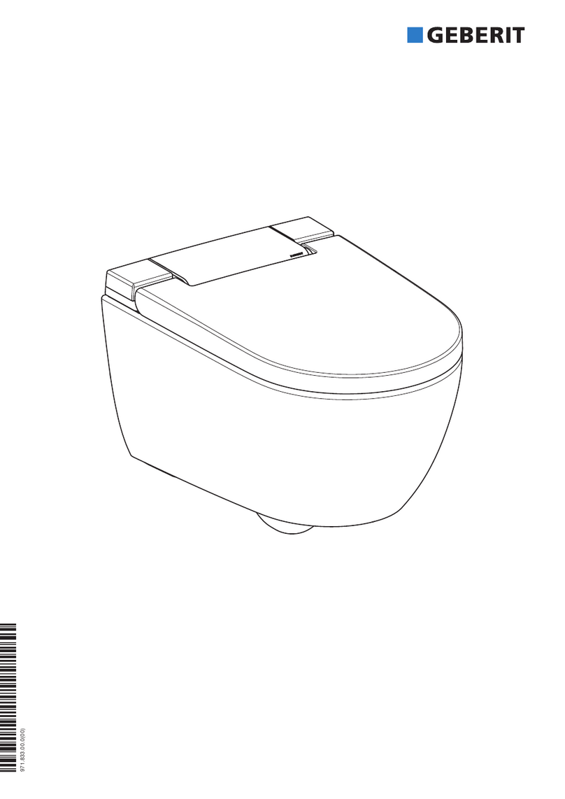 Geberit AQUACLEAN ALBA user manual