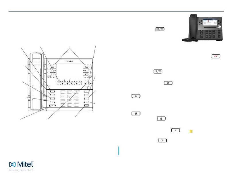 Mitel MiVOICE 6930 User manual