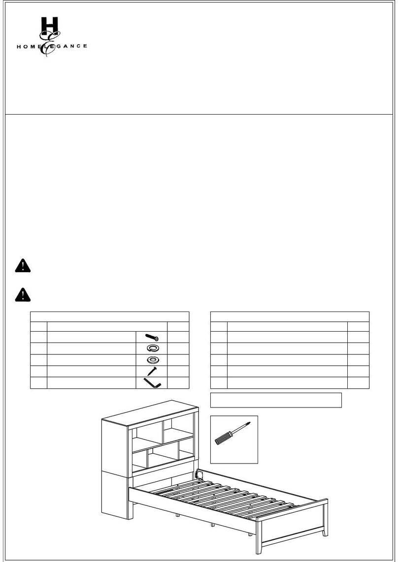 Homelegance Woodrow 2042NBF-1/-2/-3 User manual Homelegance Woodrow 2042NBF-1/-2/-3 User manual