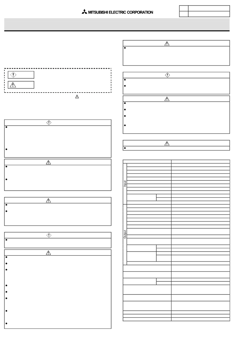 Mitsubishi Electric AJ65FBTA42-16DT User manual