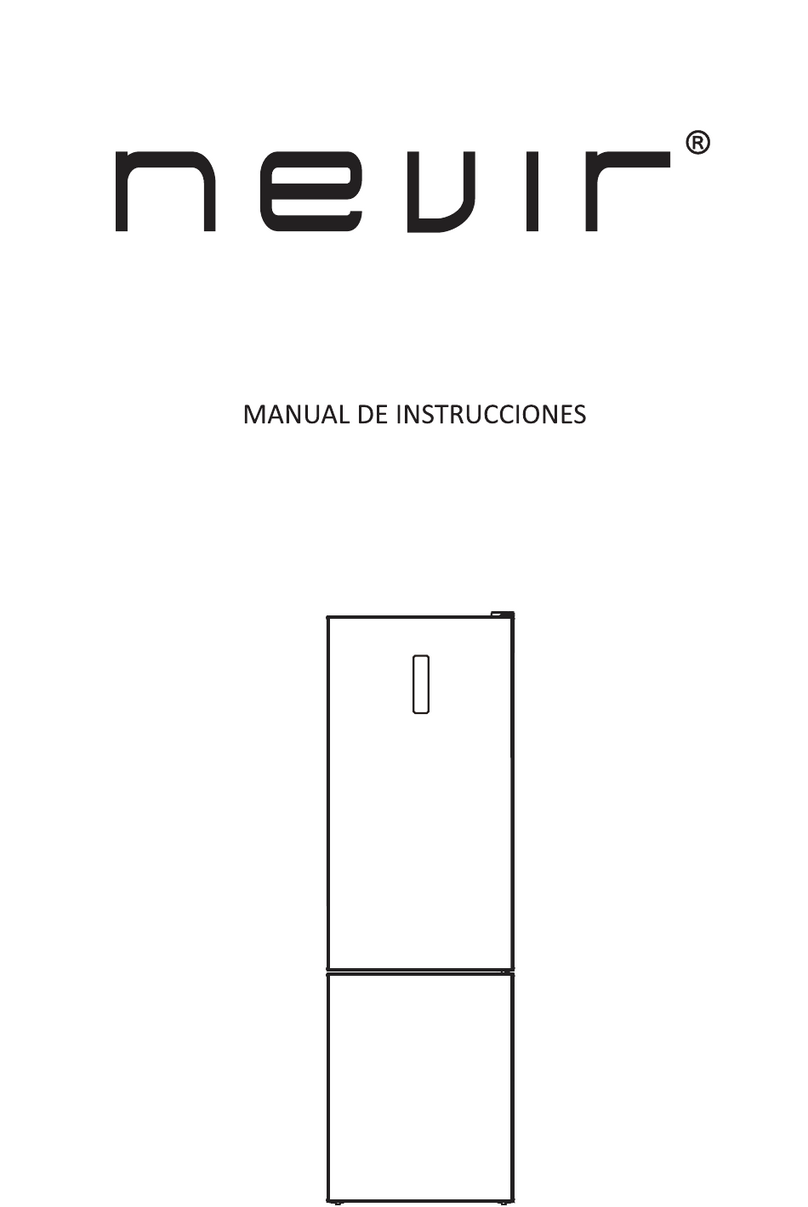 Nevir NVR-5606CTNFDE instruction manual