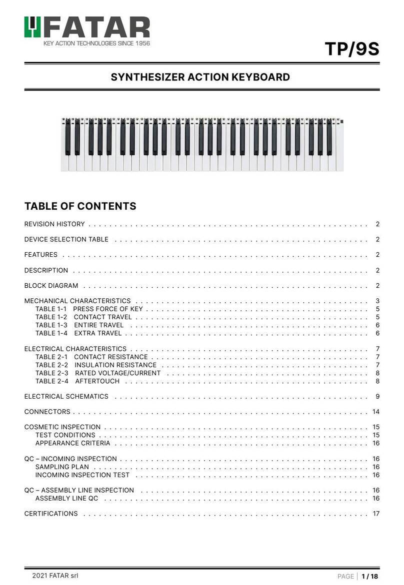 Fatar TP/9S manual