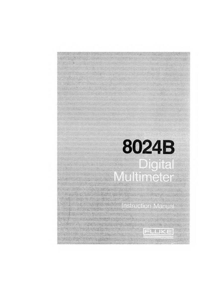Fluke 8024B instruction manual