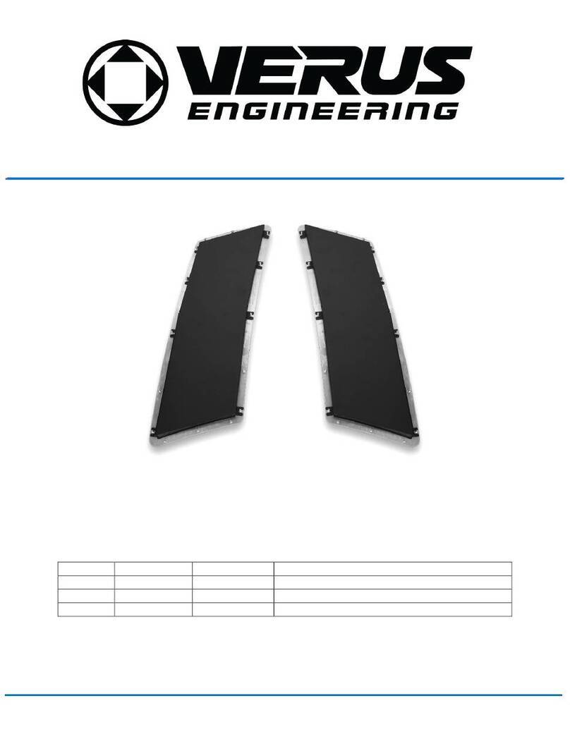 Verus Engineering A0158A User manual Verus Engineering A0158A User manual