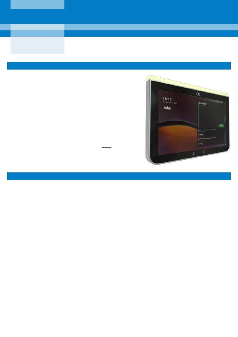 AudioCodes RX-PANEL quick guide AudioCodes RX-PANEL quick guide