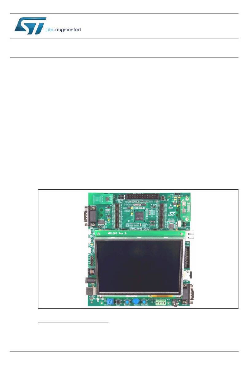 ST STM32439I-EVAL User manual ST STM32439I-EVAL User manual