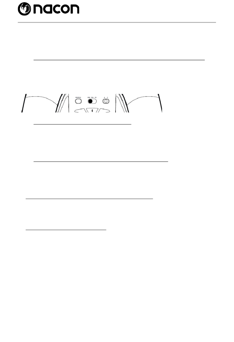 Nacon REVOLUTION 5 PRO Installation guide