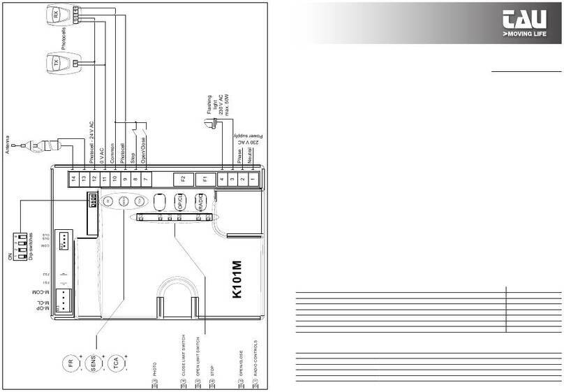 tau K101M TRANSLATION OF ORIGINAL INSTRUCTIONS