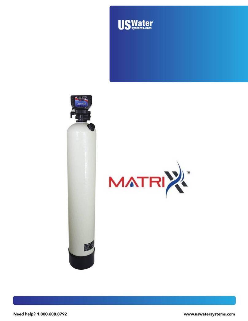 US Water Systems Matrixx 081-MXF-PH Series User manual