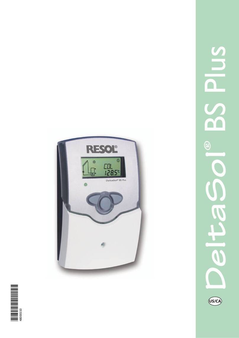 Resol DeltaSol BS Plus manual